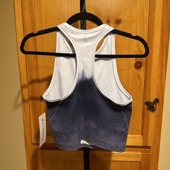 Athleta SHANTI WATERCOLOR STRIPE CROP NEW - Picture 5 of 5